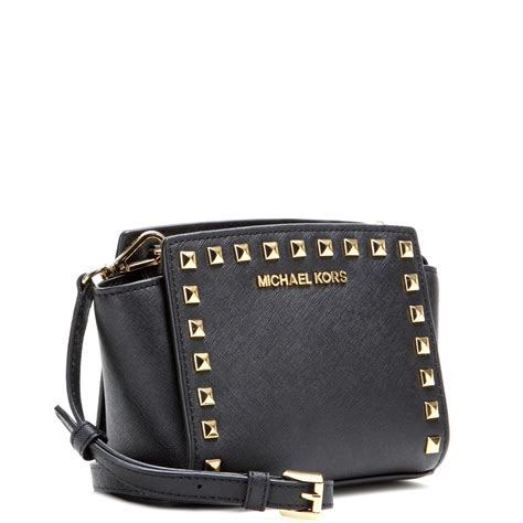 michael kors selma black mini cross body bag|Michael Kors large selma bag.